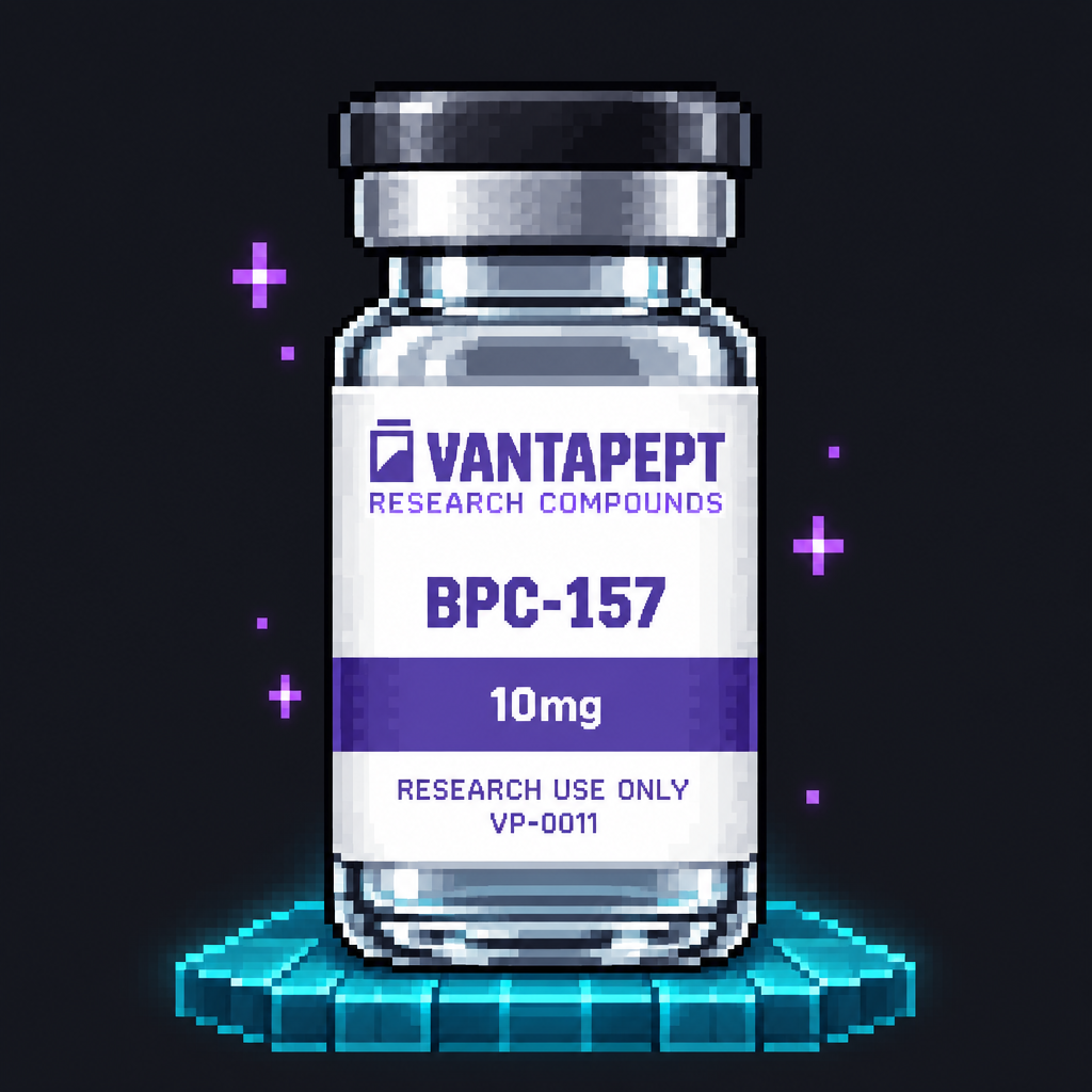 BPC-157 (10 mg) pixel artwork
