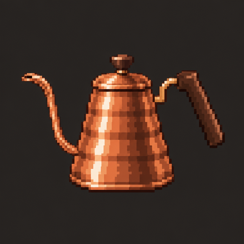 Pour-Over Kettle pixel artwork